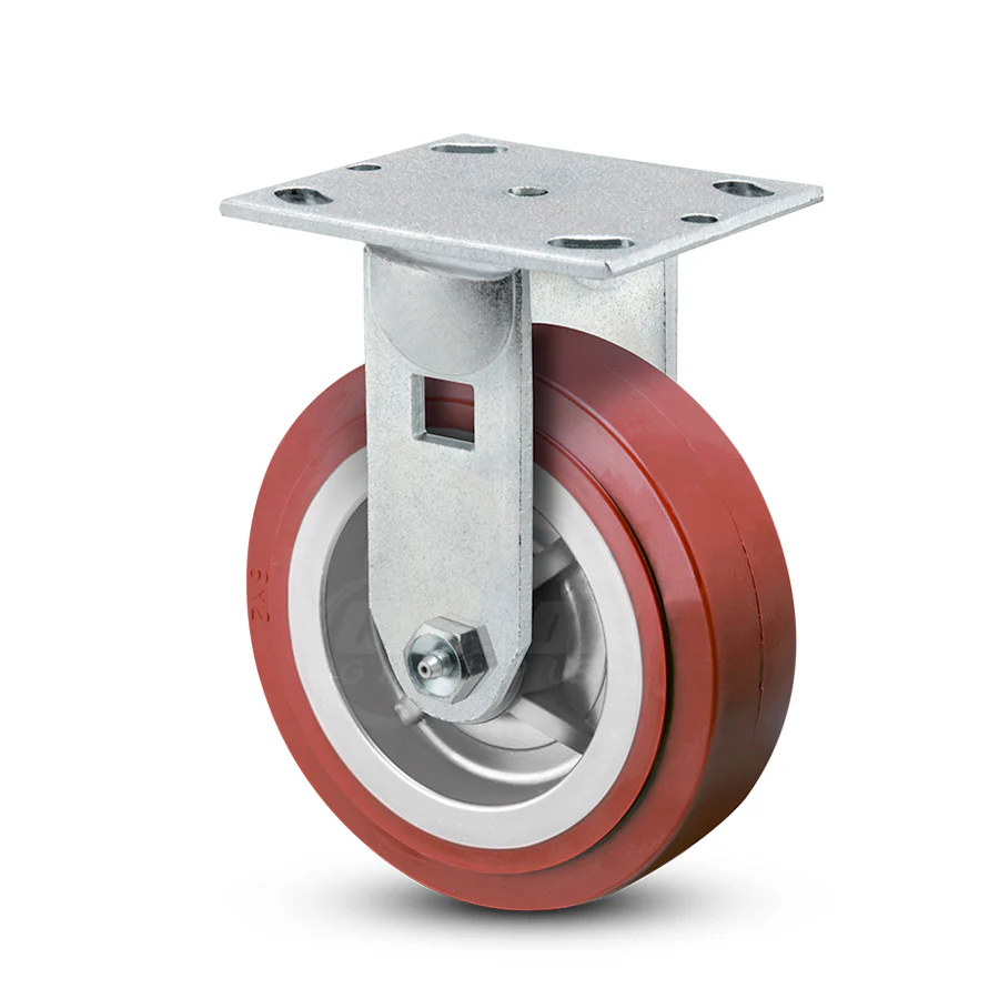 PEMCO ER4X2TUM Rueda Fija 4X2 Poliuretano Rojo 226 kg 1 PEMCO ER4X2TUM Rueda Fija 4X2 Poliuretano Rojo 226 kg