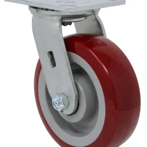 27PP80JM0417YY Durable Poliuretano 8" Rodaja Giratoria