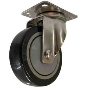 Rodaja Giratoria acero inoxidable 3 pulgadas rueda